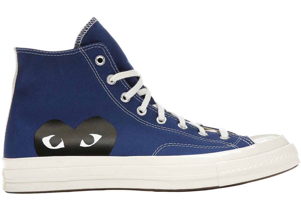 Converse Chuck Taylor All Star 70 Hi Comme des Garcons PLAY Blue Quartz