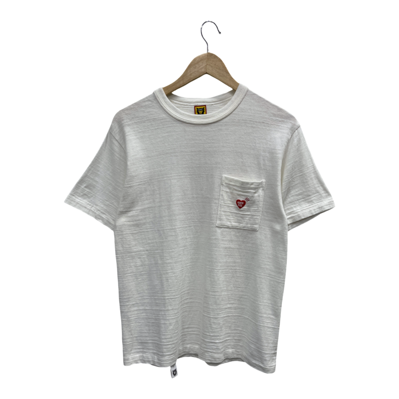 Human Made White Pocket Tee - Stylish and Comfortable
