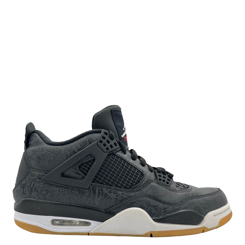 Jordan 4 Retro Laser Black Gum Sneakers