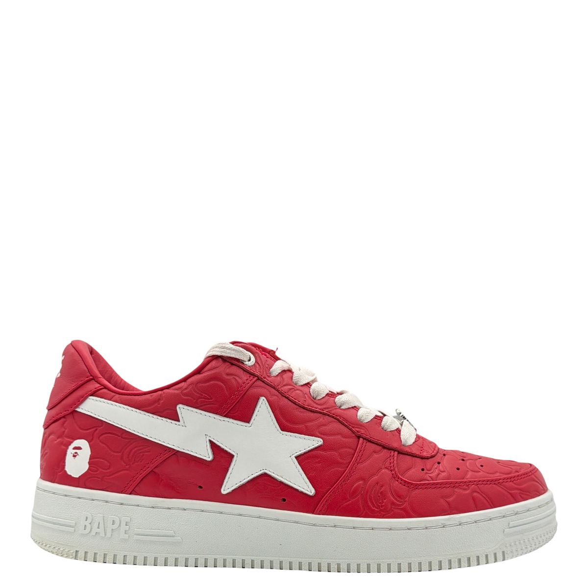 A Bathing Ape Bape Sta Low #3 Line Camo Red