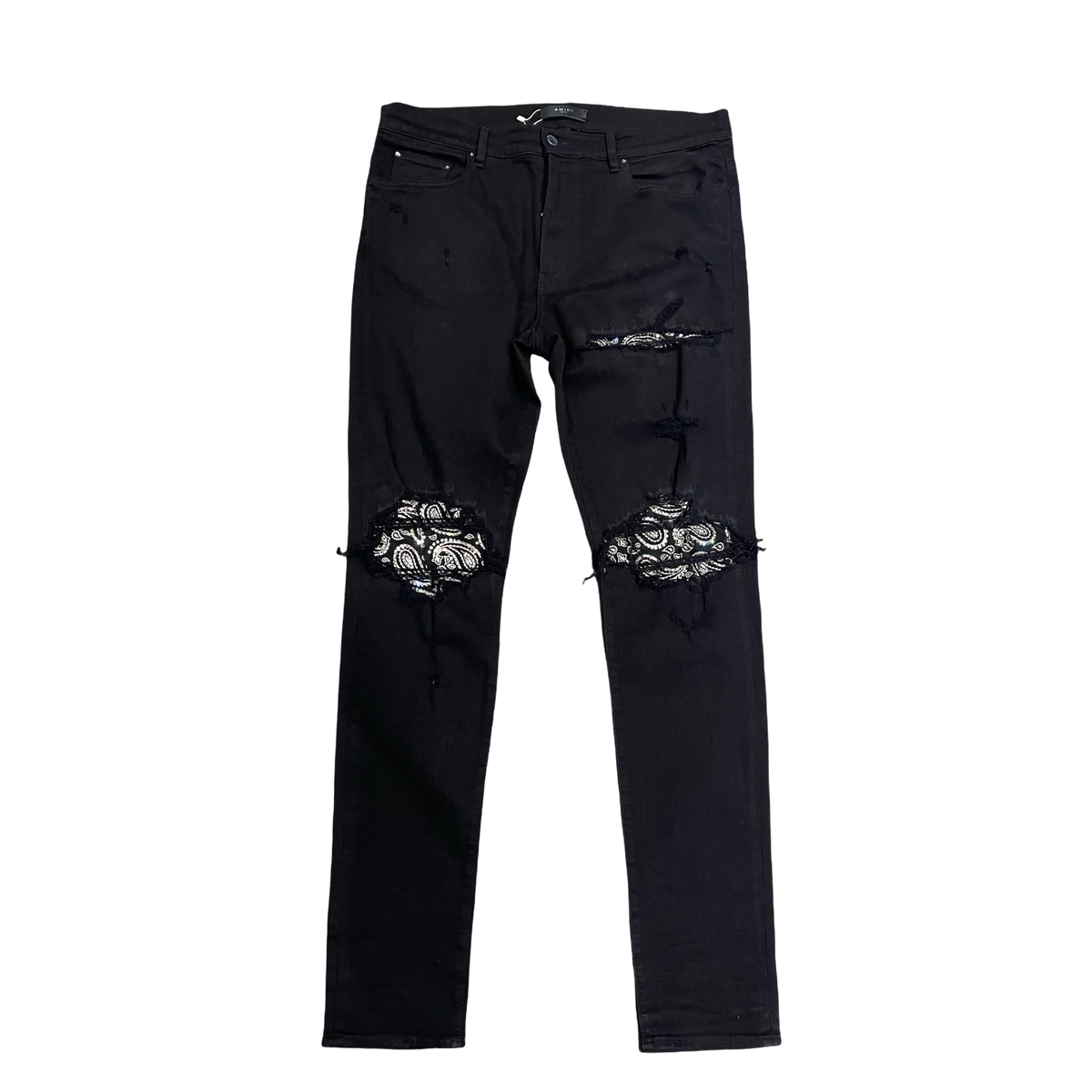 Amiri Black Distressed Jeans