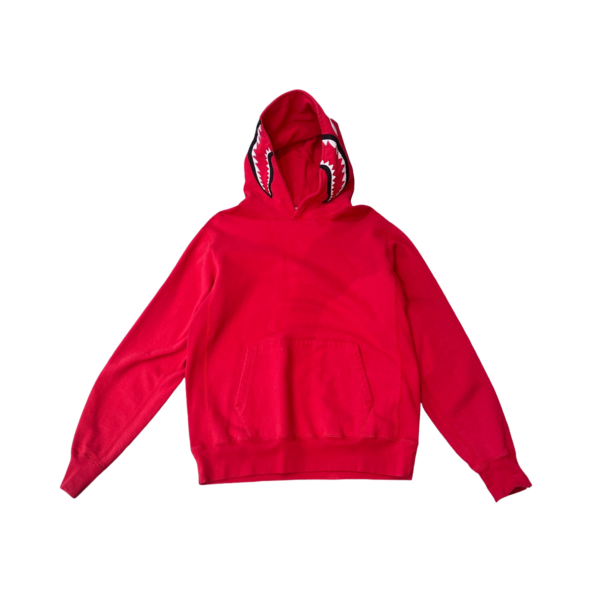 BAPE Shark Pullover Red Hoodie