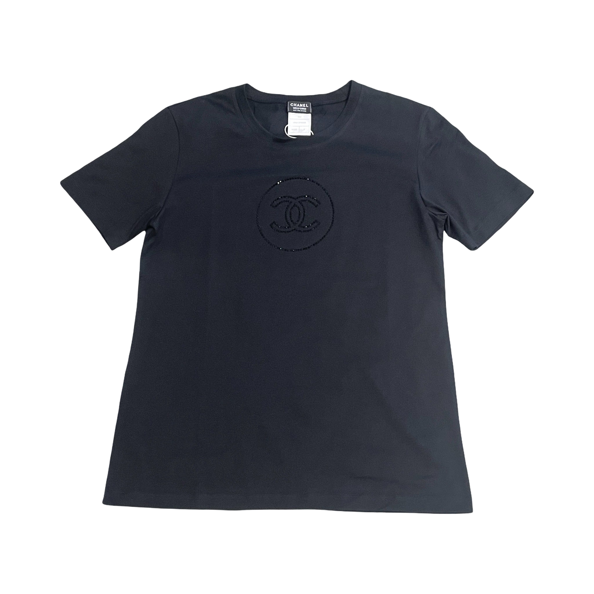 Chanel Rhinestone CC T Shirt