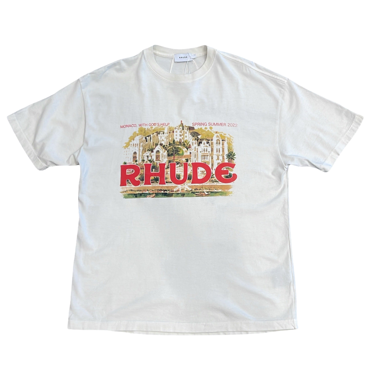 Rhude Monaco Cream Tee