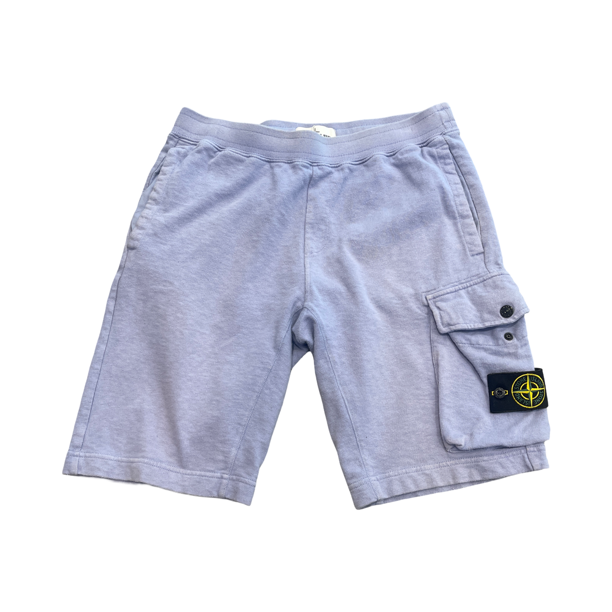 Stone Island Periwinkle Cotton Pocket Short