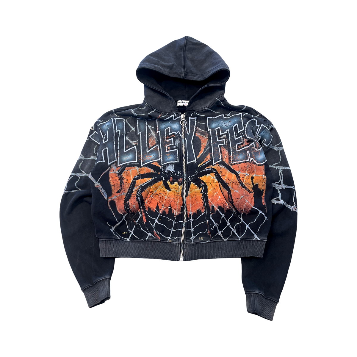 Vale Forever Widow Big Zip Up Hoodie