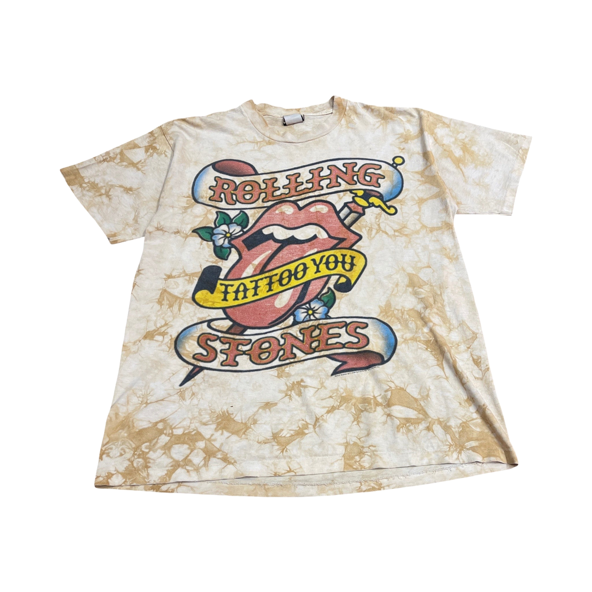 Vintage Vintage Rolling Stones Liquid Blue Tattoo You Tee