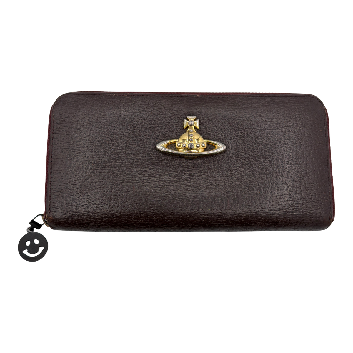 Vivienne Westwood Big Logo Brown Long Wallet