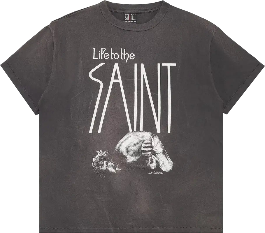 Saint Michael Life to the Saint Shirt - Vintage Black
