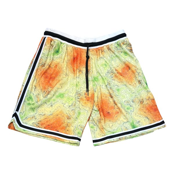 John Elliott Game Shorts Topo Graphic