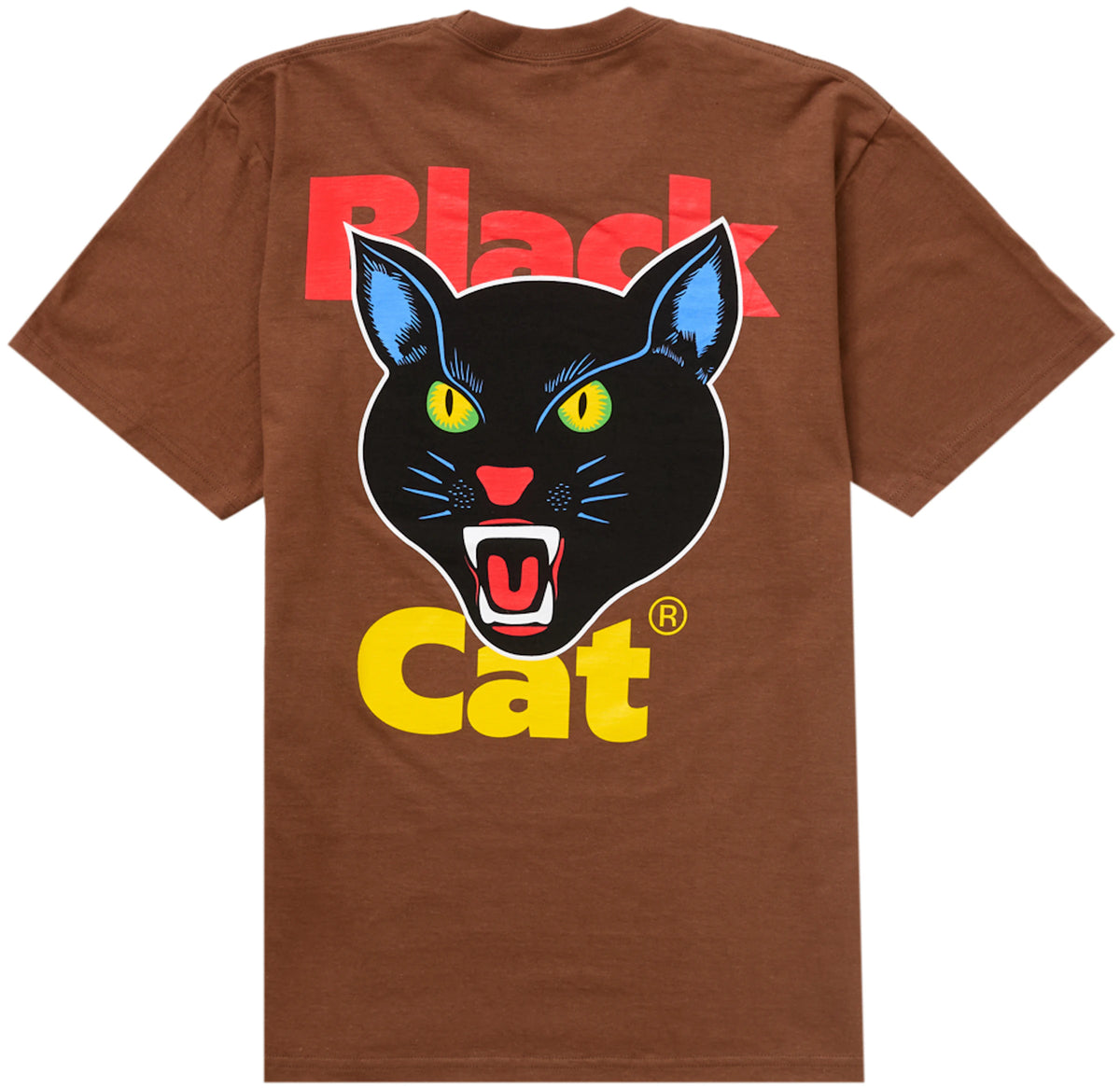 Supreme Black Cat Tee (SS24) Brown