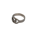 Gucci GG Logo Silver Ring