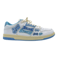 AMIRI Skel Top Low Bandana White Light Blue