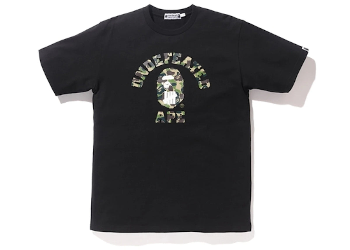 BAPE X Undefeated ABC College Tee Black/Green