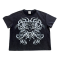 Chew Forever Lion Spray Tee Black