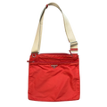 Prada Vintage Red Crossbody Flat Bag