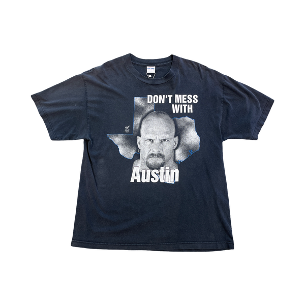 Vintage WWE "Don't Mess With Austin" T Shirt