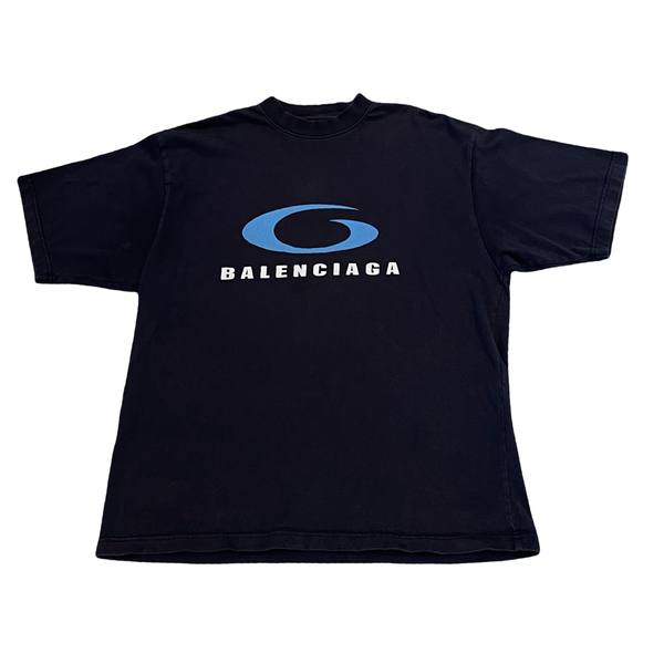 Balenciaga Loop Sports Icon Tee Black