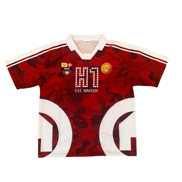 H1LL HOUSE RED FÚTBOL JERSEY
