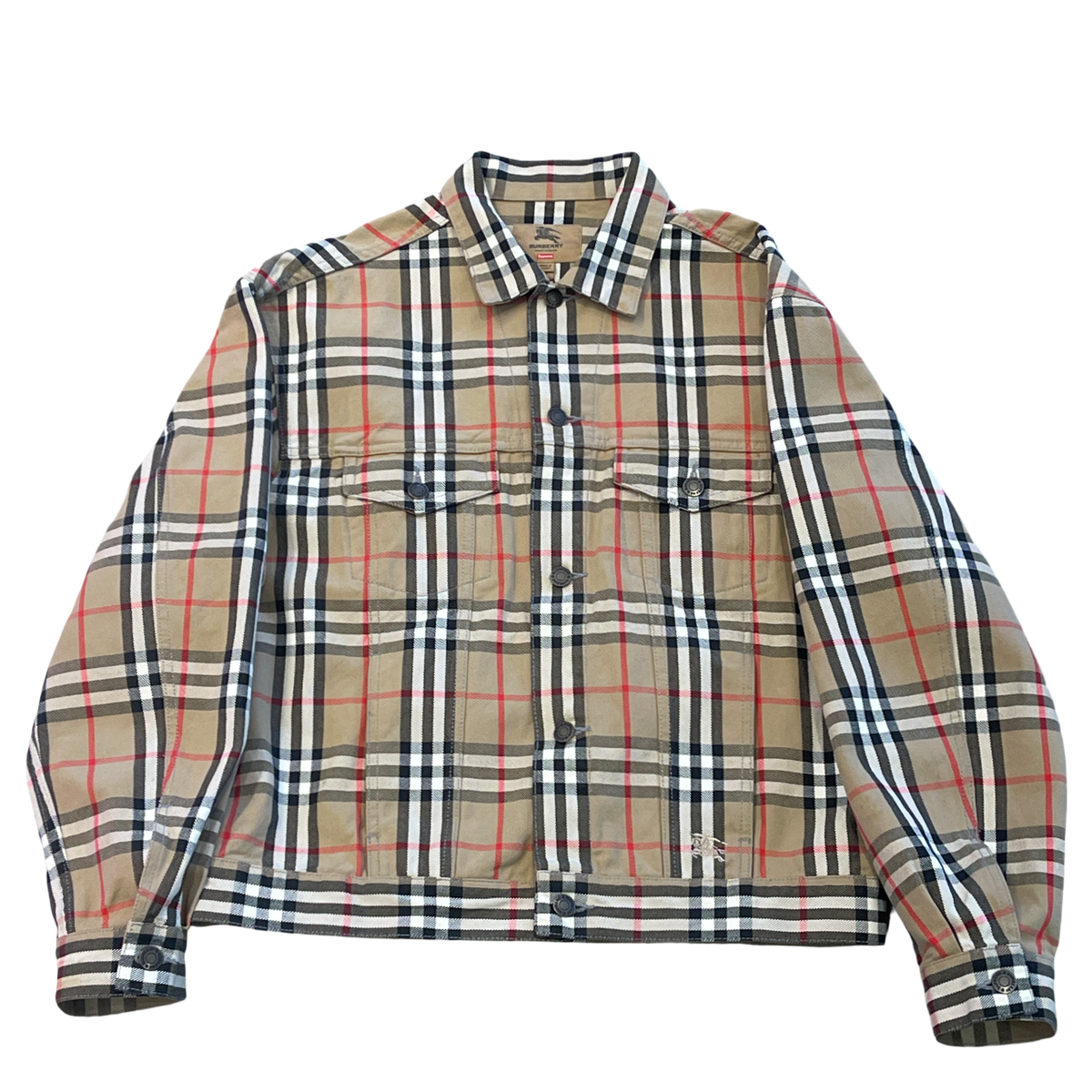Supreme X Burberry Denim Trucker