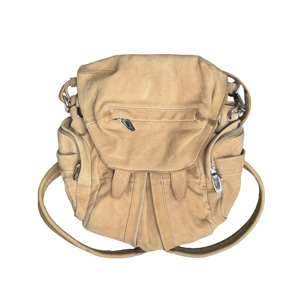 Alexander Wang Suede Marti Backpack