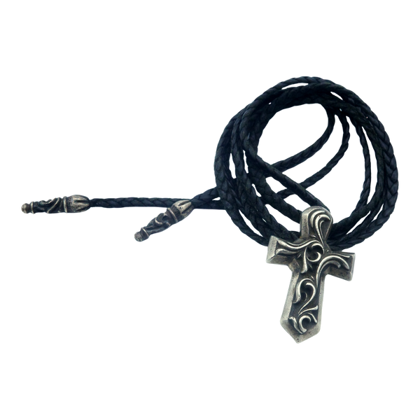 Chrome Hearts Vulcan Cross Double Leather Blade