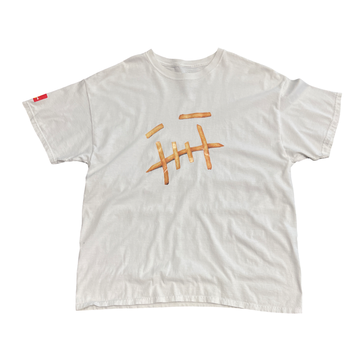 Travis Scott x McDonald's Fry T-Shirt White