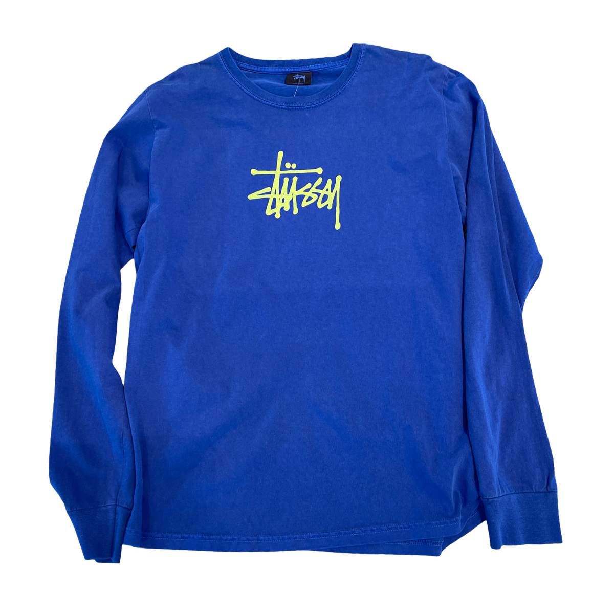 Stussy Logo Longsleeve Blue