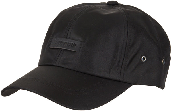 Supreme Leather Patch 6-Panel Black