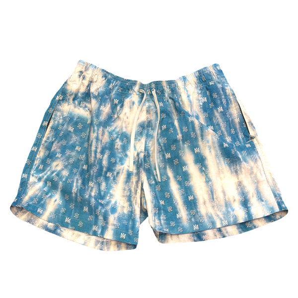 Amiri All Over Swim Shorts Blue