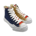 Maison Mihara Yasuhiro Hank OG Sole Canvas High 'Navy Beige Mismatched