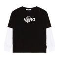 Off-White x Katsu Double-Sleeve Tee 'Black/White'