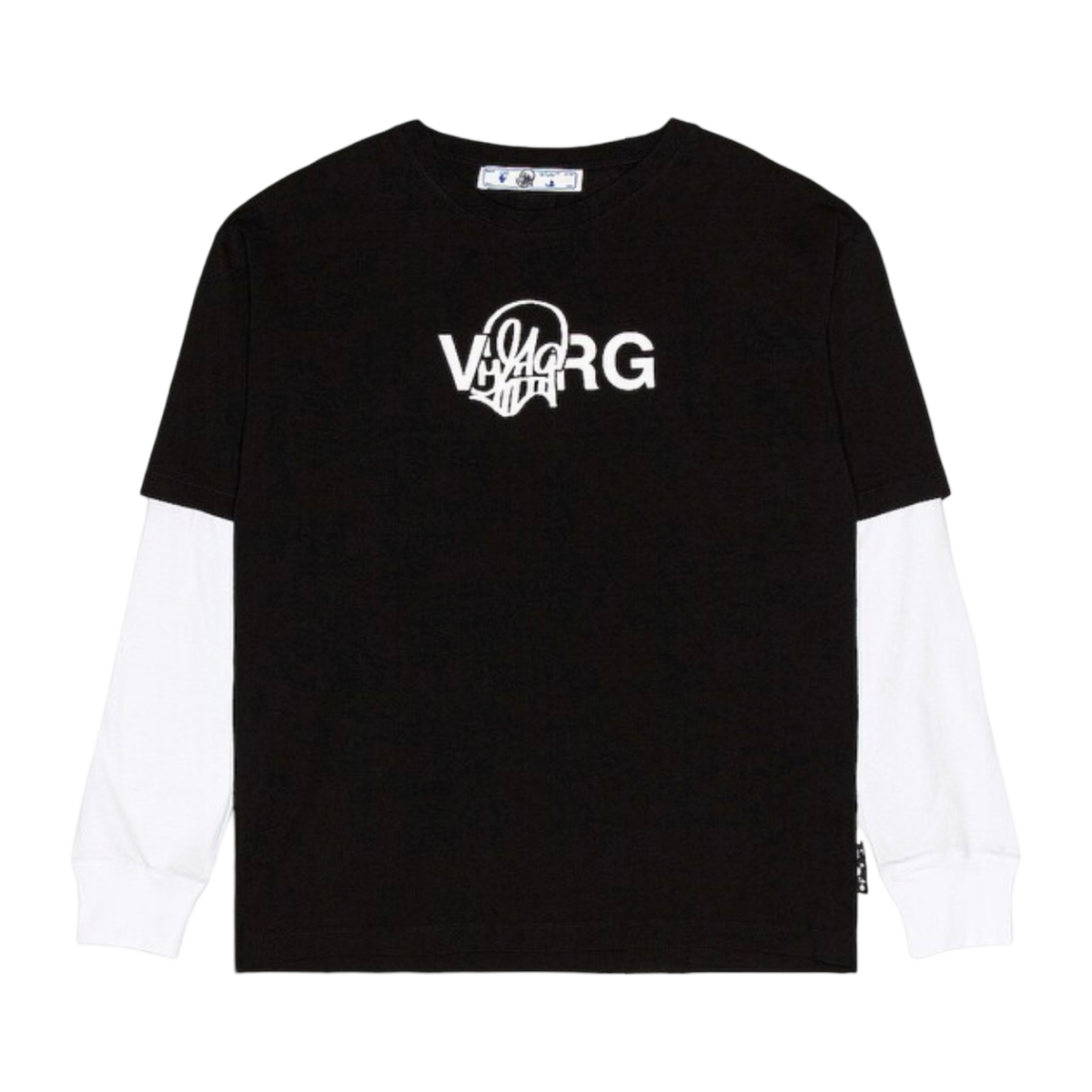 Off-White x Katsu Double-Sleeve Tee 'Black/White'