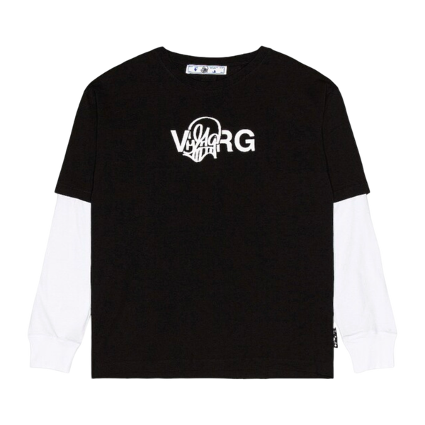 Off-White x Katsu Double-Sleeve Tee 'Black/White'