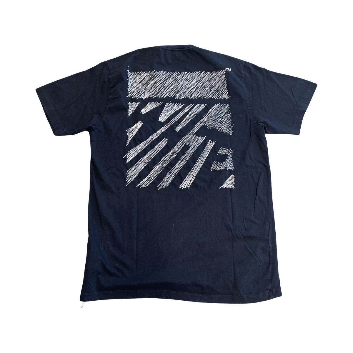 Off White Black & White Stitching