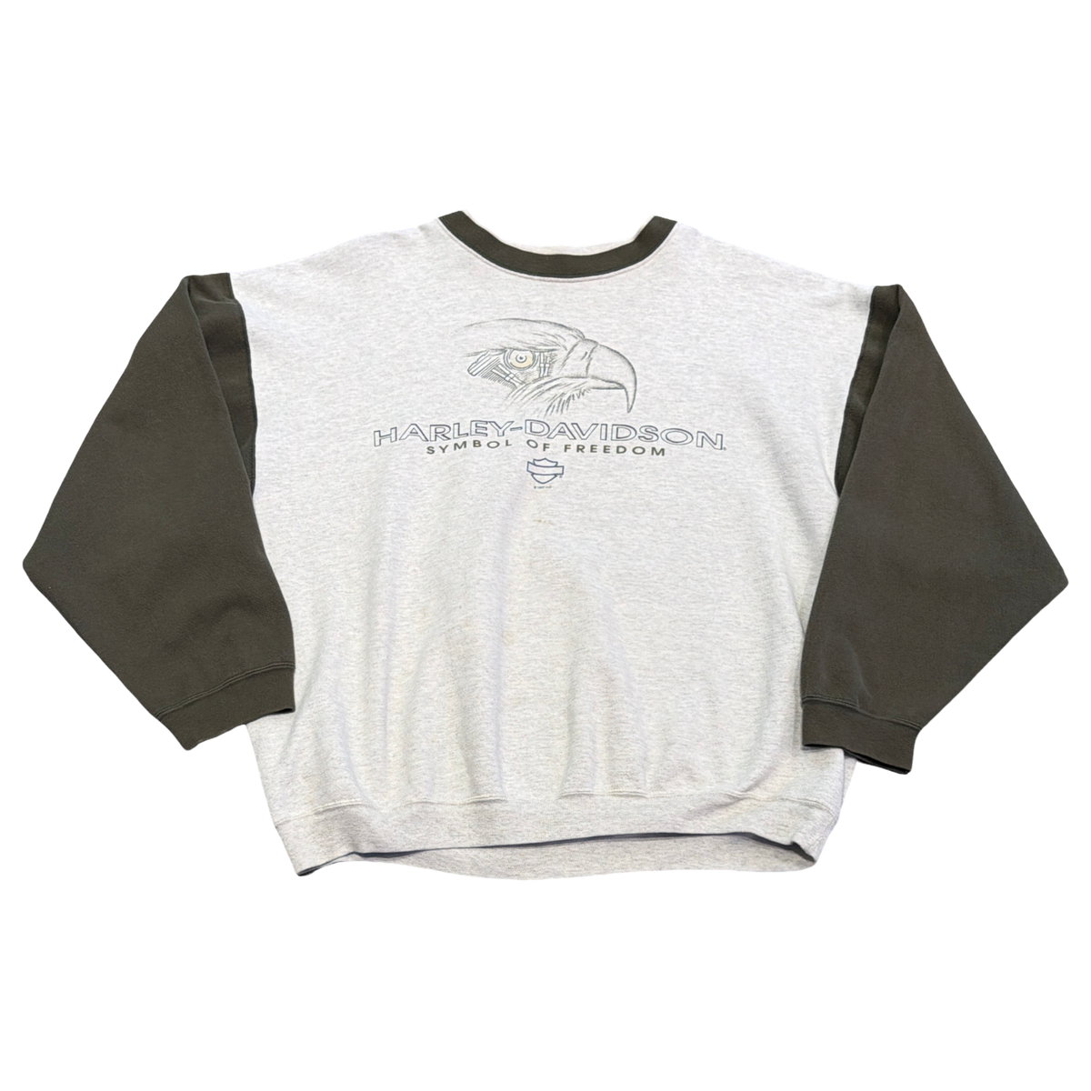 Vintage 1997 Harley Davidson Two Tone Sweatshirt