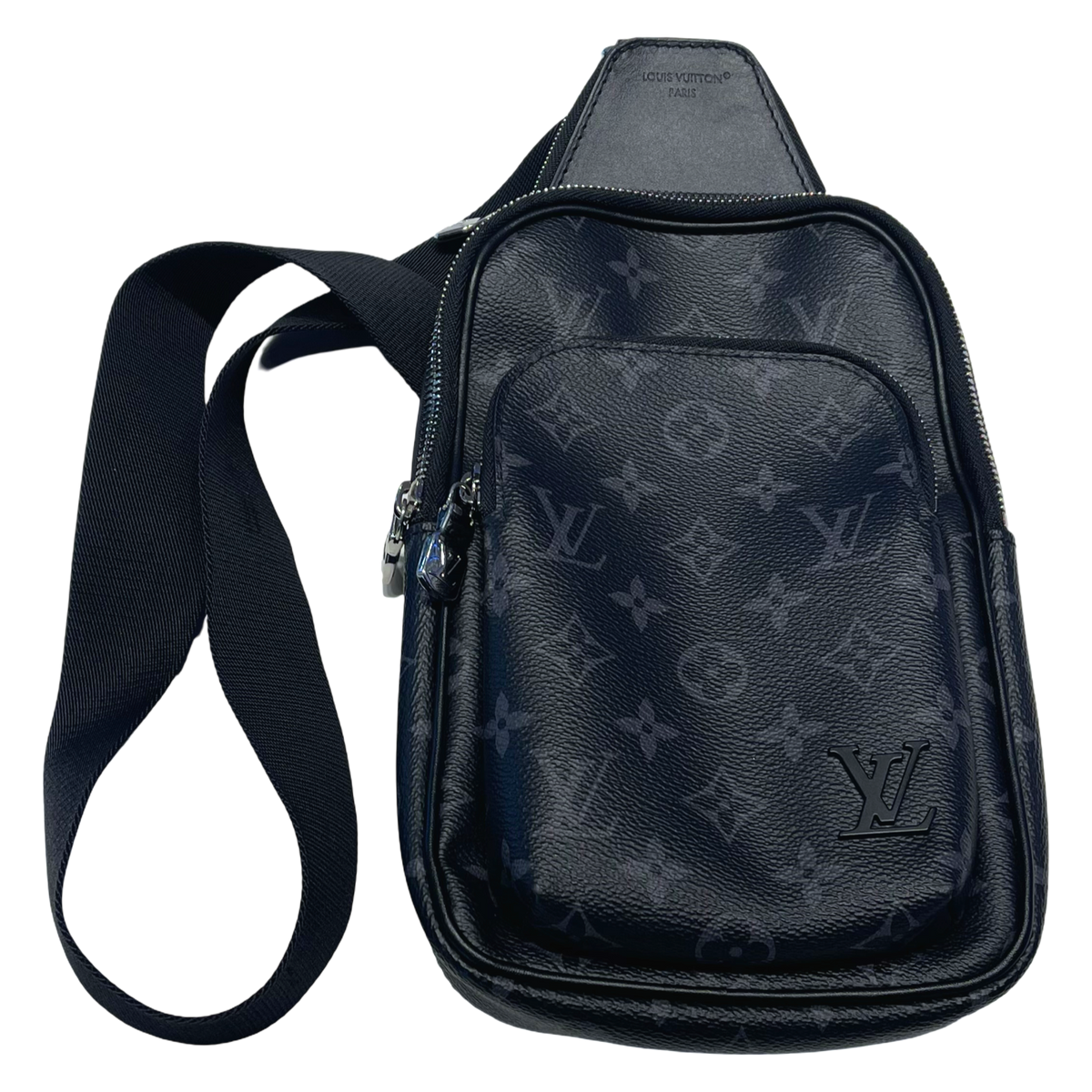 Louis Vuitton Avenue Sling Bag Pm Monogram Eclipse Canvas