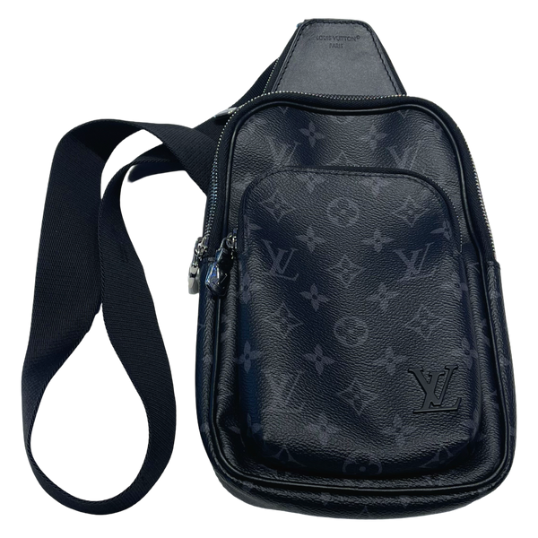 Louis Vuitton Avenue Sling Bag Pm Monogram Eclipse Canvas
