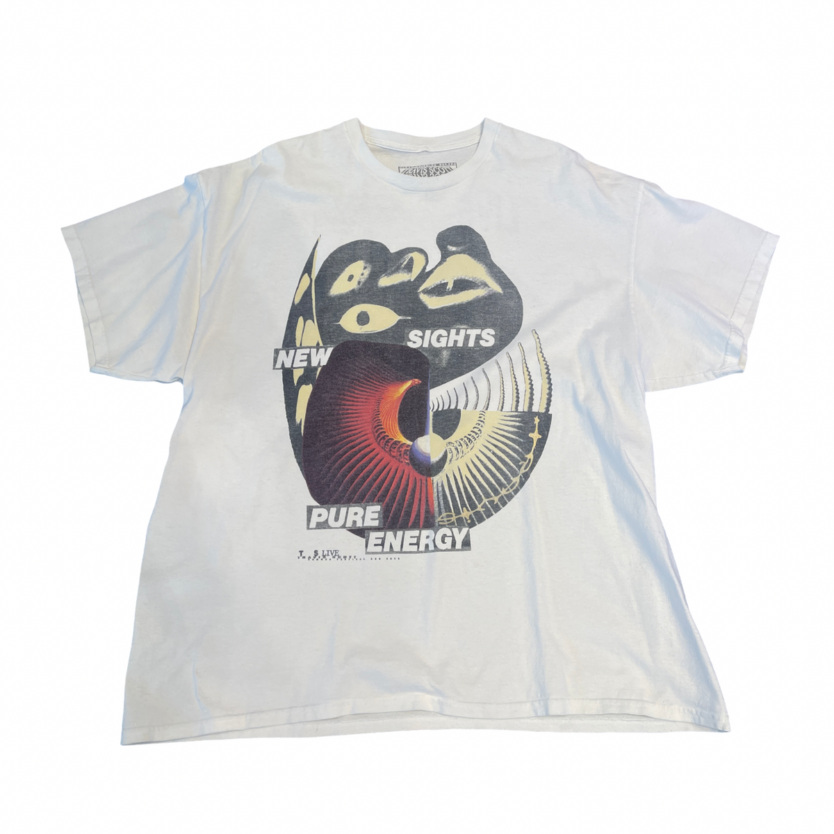 Travis Scott Lollapalooza Summer Run 2023 White T-Shirt