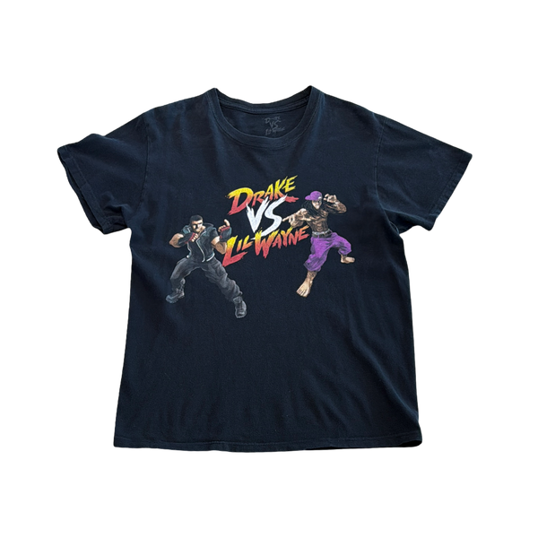Drake Vs Lil Wayne US Tour 2014 T-Shirt Black