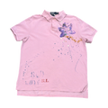 Polo Ralph Lauren Pink Shirt Paint Splatter