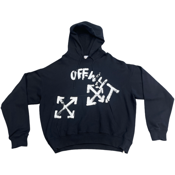 Off-White Paint Script Arrows Hoodie
