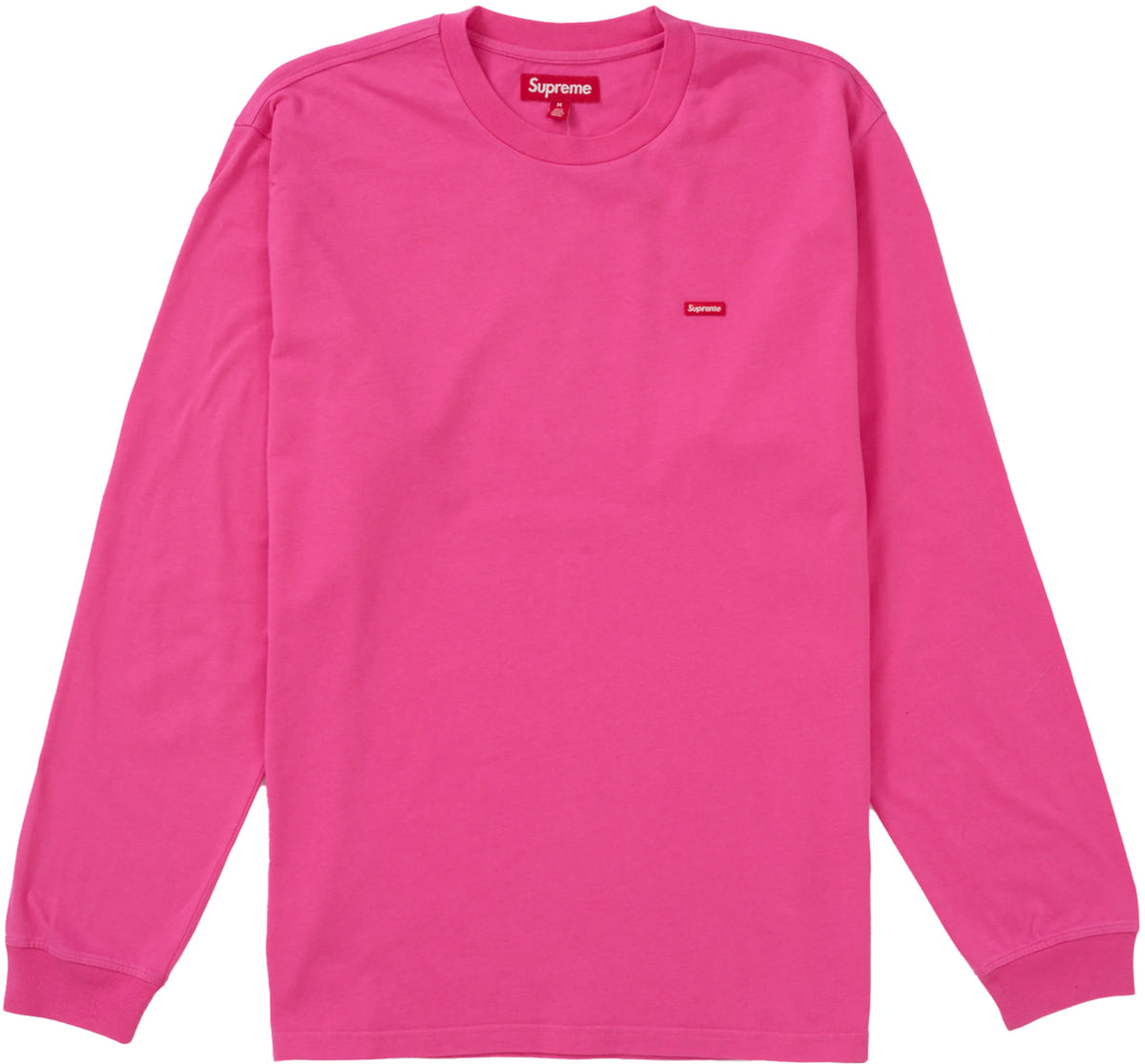 Supreme Small Box L/S Tee (SS25) Pink