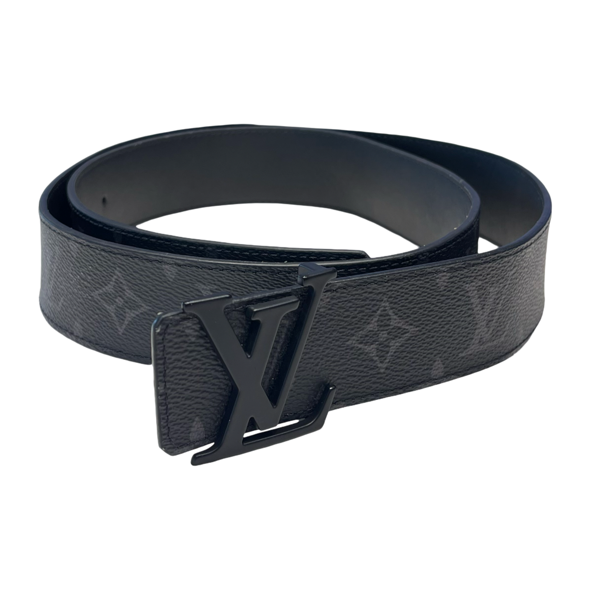 LV Initiales Midnight Reversible Belt