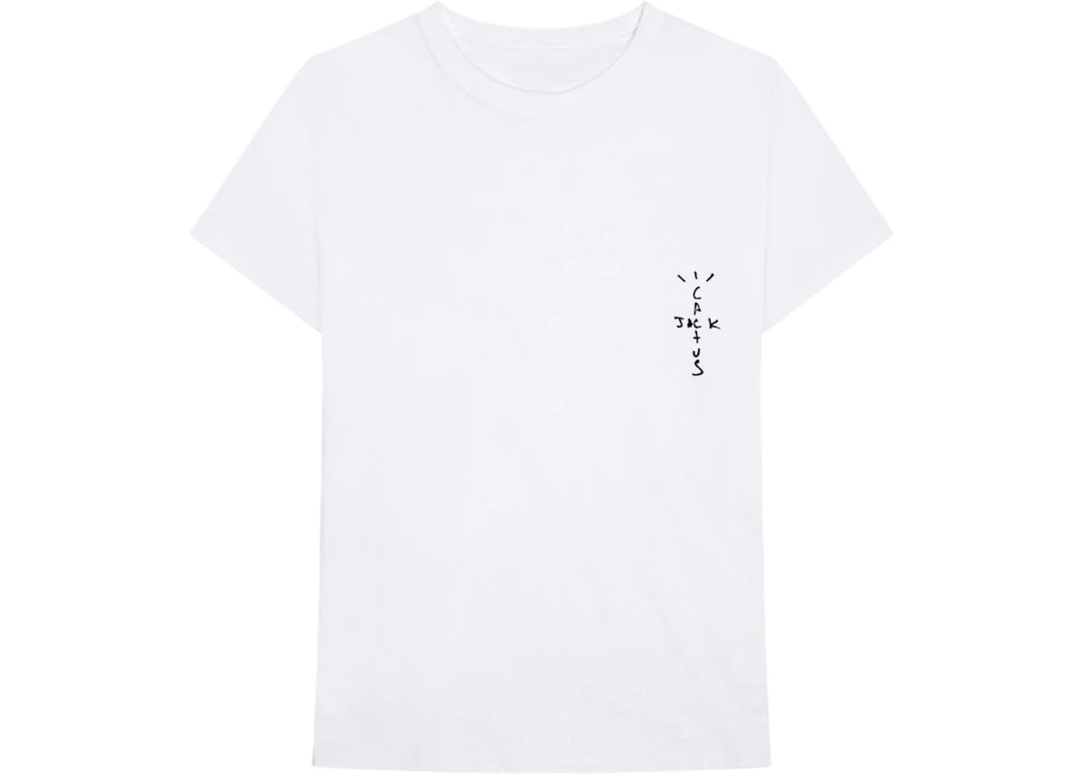 Travis Scott Cactus Jack Record T-shirt White