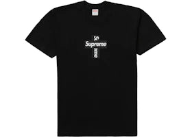 Supreme Cross Box Logo Tee Black