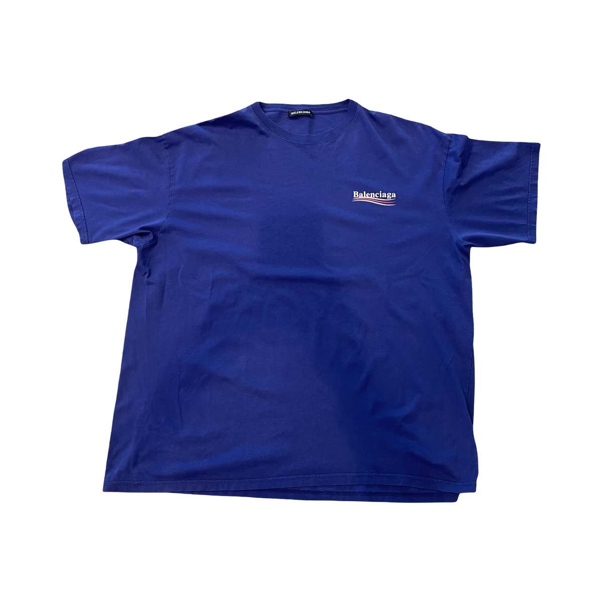 Balenciaga Campaign T-Shirt Pacific Blue