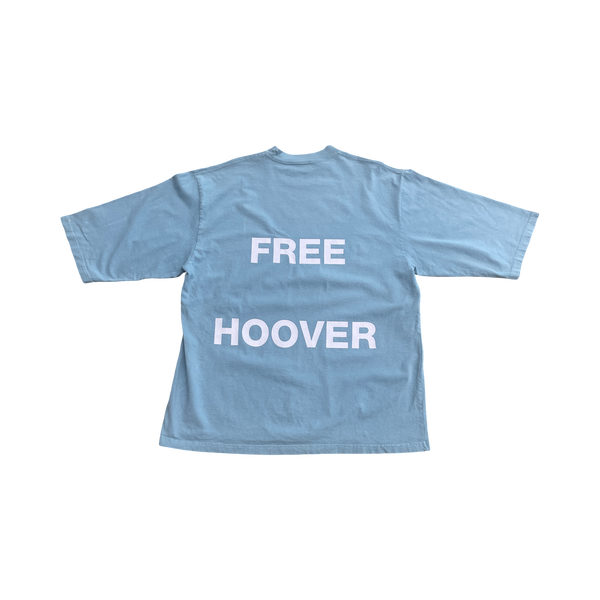 Kanye West & Drake Free Hoover Long T-Shirt Light Blue