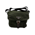 Prada Triangle Logo Messenger Bag