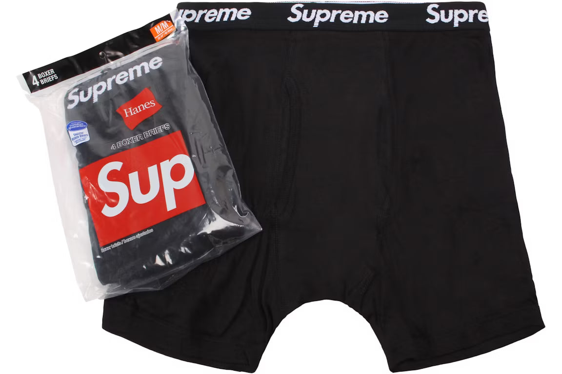 Supreme Hanes Boxer Briefs (4 Pack)